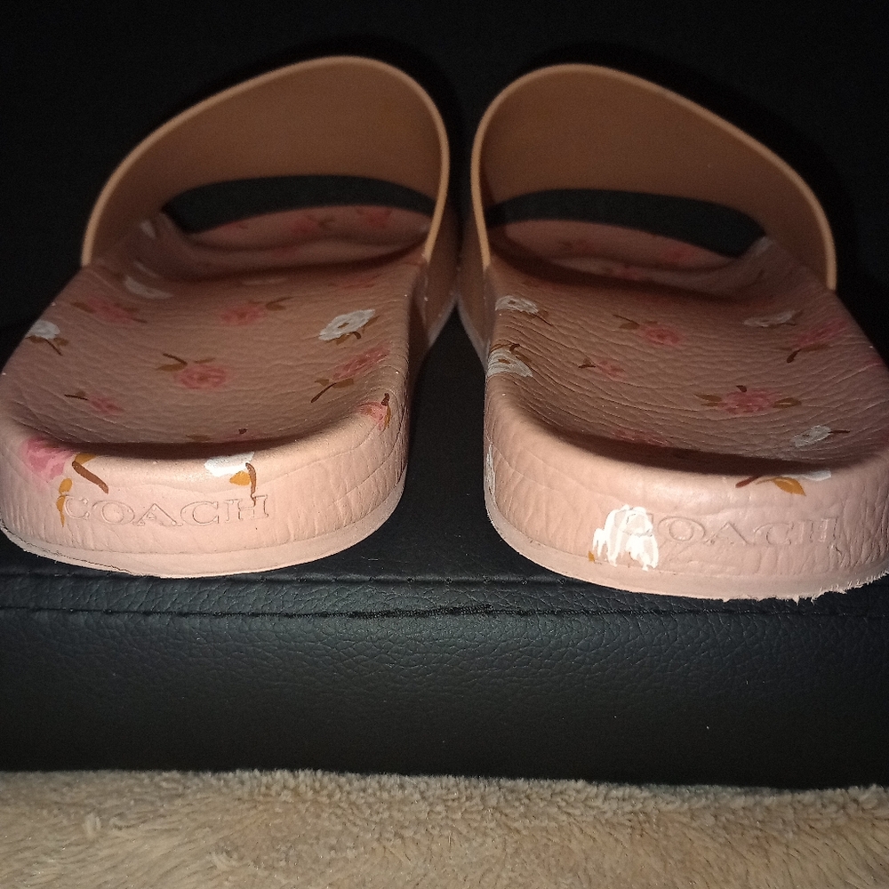 Women's Coach Floral Slides size 8 - Picture 5 of 8